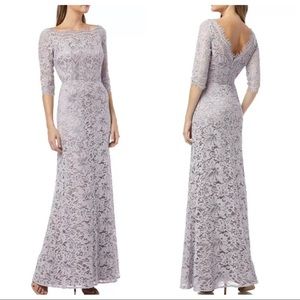 JS Collections Lace Column Gown